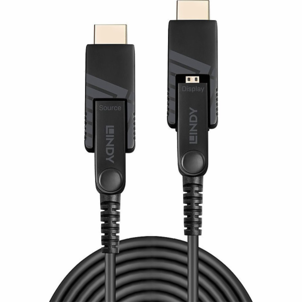 Lindy kabel Lindy Fiber Optic Hybrid Micro-HDMI 18G 40m