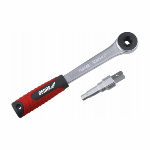 Dedra Ratchet klíč, 1/2 pin, 2dílná sada.