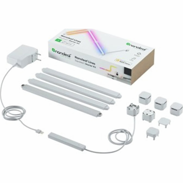Nanoleaf|Lines Squared Starter Kit (4 plokšte)