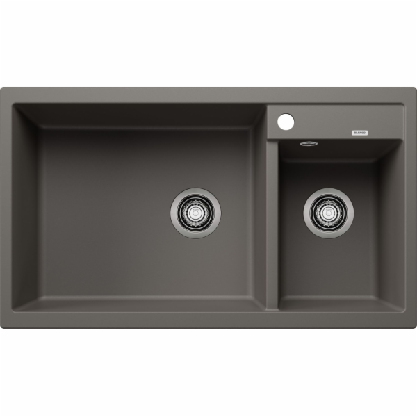 Blanco dřez METRA 9 dřez Silgranit vulcanic grey left