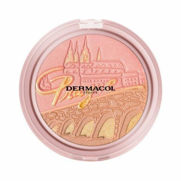 Dermacol Bronzující a rozjasňující pudr s tvářenkou 10,5g