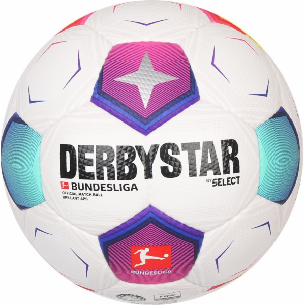 míč DerbyStar Bundesliga 2023 Brillant APS bílý