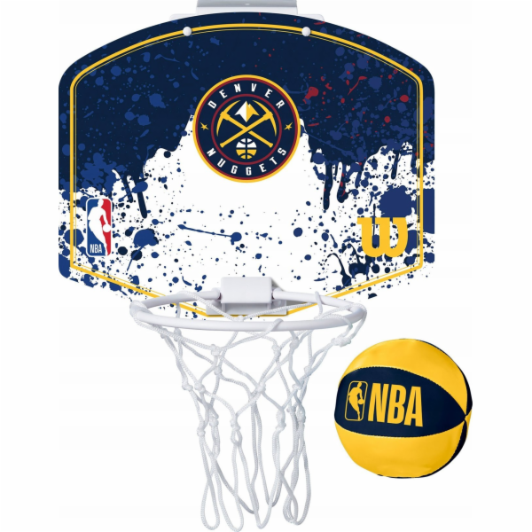 Wilson  NBA Team Denver Nuggets Mini Hoop WTBA1302DEN Mod...