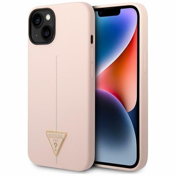 Guess pouzdro Guess GUHCP14SSLTGP Apple iPhone 14 růžové/...
