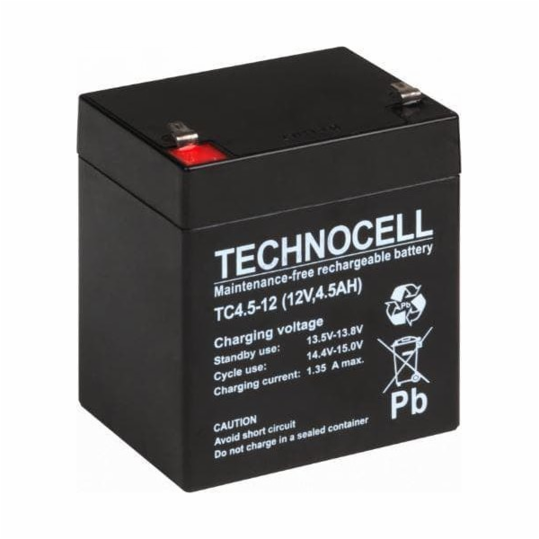 Baterie Technocell TECHNOCELL AGM, řada TC 12V 4,5Ah
