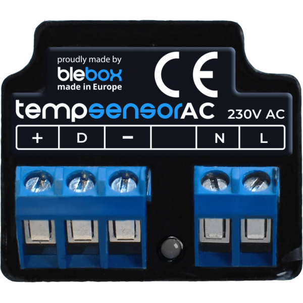 BLEBOX tempsensorAC - WIFI TEPLOMĚR PRO 4 ČIDLA TEPLOTY