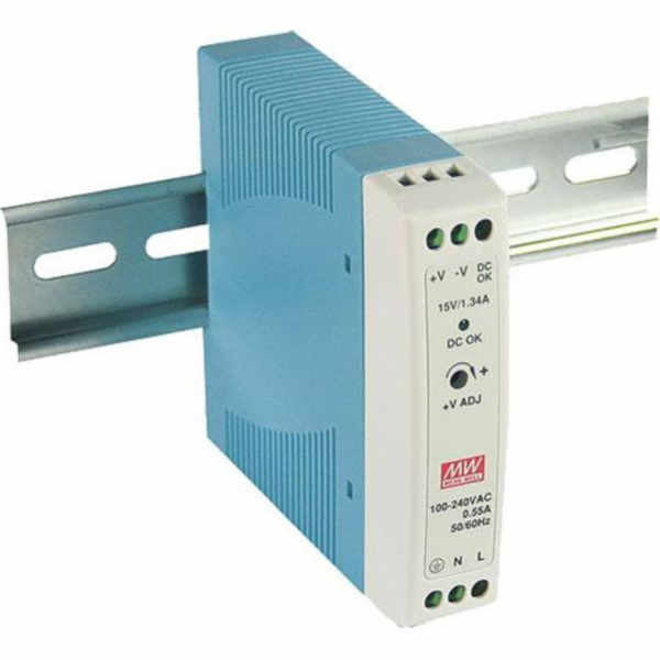 Napájecí zdroj ACO PS-MDR-20-15 DC napájecí zdroj, DIN li...