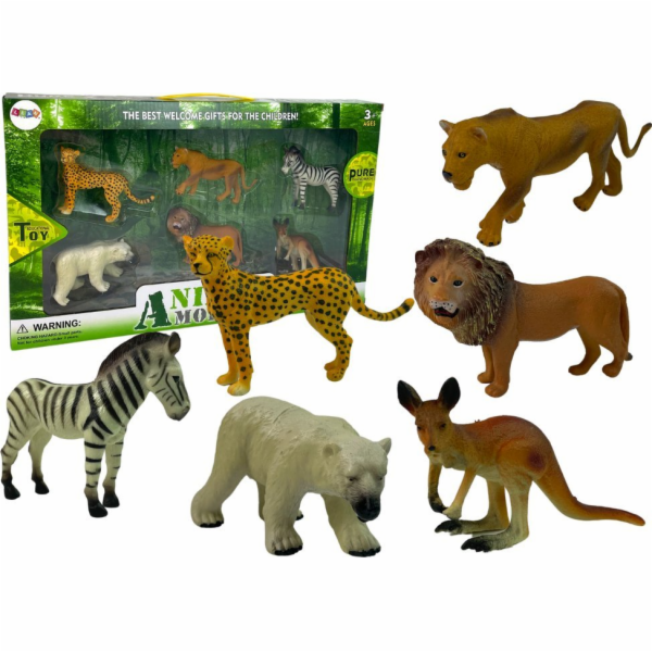 Figurka TRITON Sada figurek Afrika Divoká zvířata Klokan ...