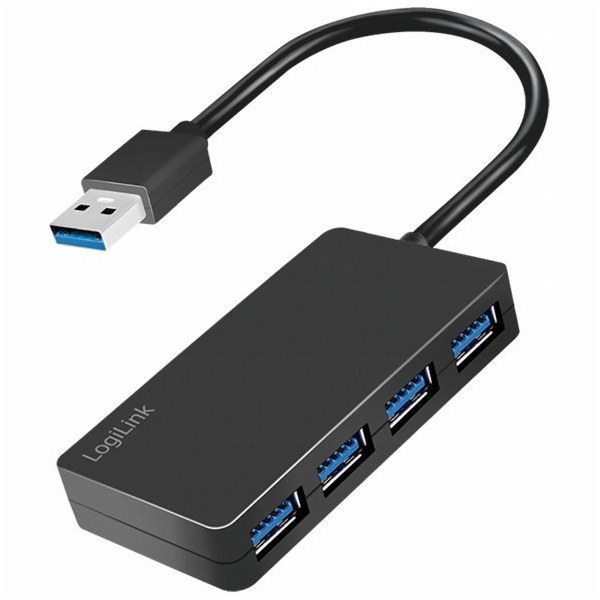 LogiLink USB HUB LogiLink USB 3.2 HUB 4portový, Gen1 černý