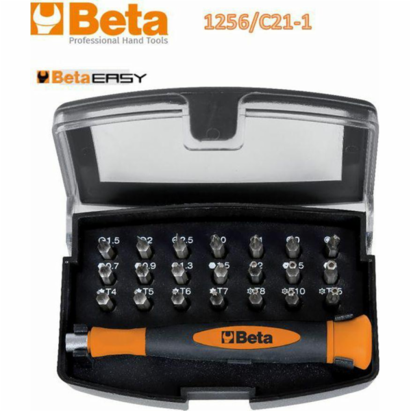 Beta Tools PREC+21 SCREWDRIVE SET EASY 1256/C21-1 BETA UT...