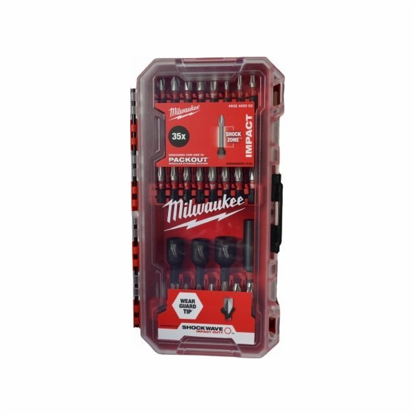 Sada rázových bitů Milwaukee SHOCKWAVE Impact Duty 493249...