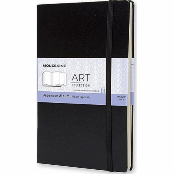 Moleskine japonské album L 13x21cm 48K TW černé