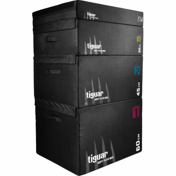 Tiguar Plyo soft box V2 Tiguar plyometric box set 150 cm