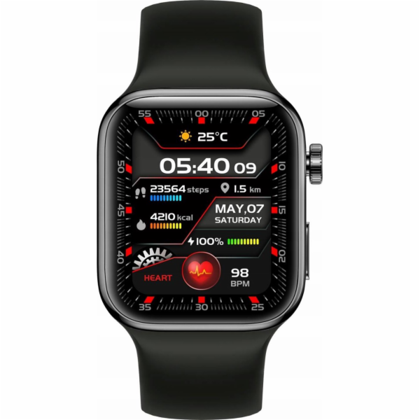 Yaxo Smartwatch YAXO Smartwatch Tampa Titanium Black jedn...