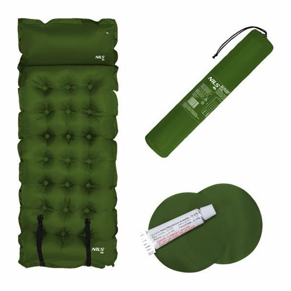 TRITON NC4018 TMAVĚ ZELENÁ SAMONAFUKOVACÍ PODLOŽKA NILS CAMP