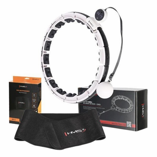HMS MAGNETIC HULA HOP SET BÍLÁ HHM16 S HMS POČÍTAČEM + PÁ...