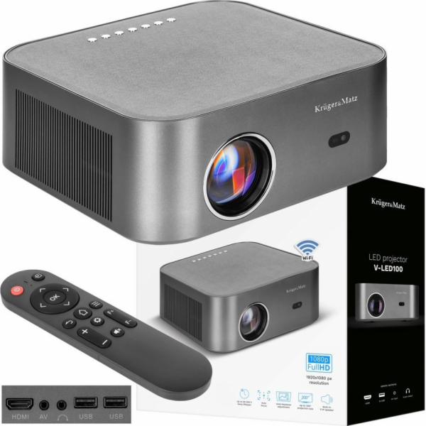 Projektor Kruger&Matz FullHD Android LED projektor Kruger...