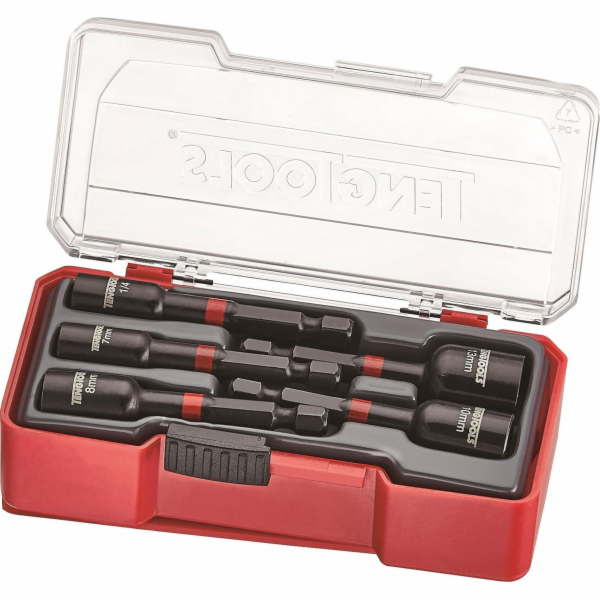 Teng Tools Sada rázových nástrčných klíčů pro šroubováky,...