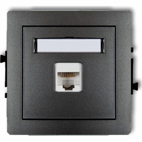 Karlik DECO Počítačové zásuvky 1xRJ45, kat. 6, stíněné, 8...