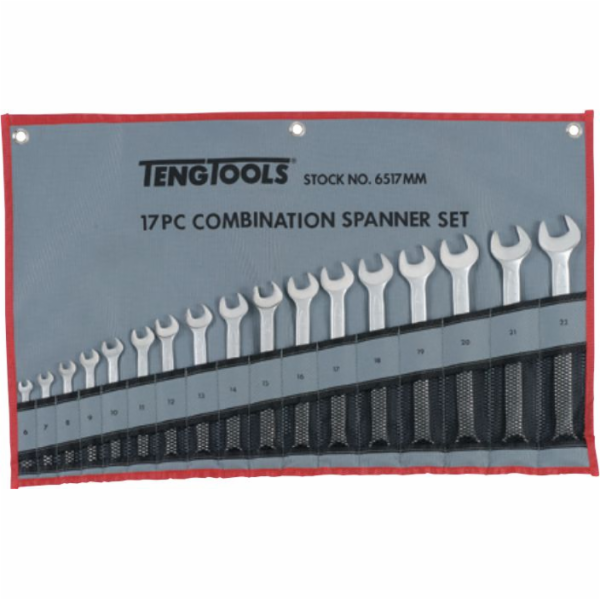 Teng Tools Sada kombinovaných klíčů 6 - 22 mm 17 ks. (167...