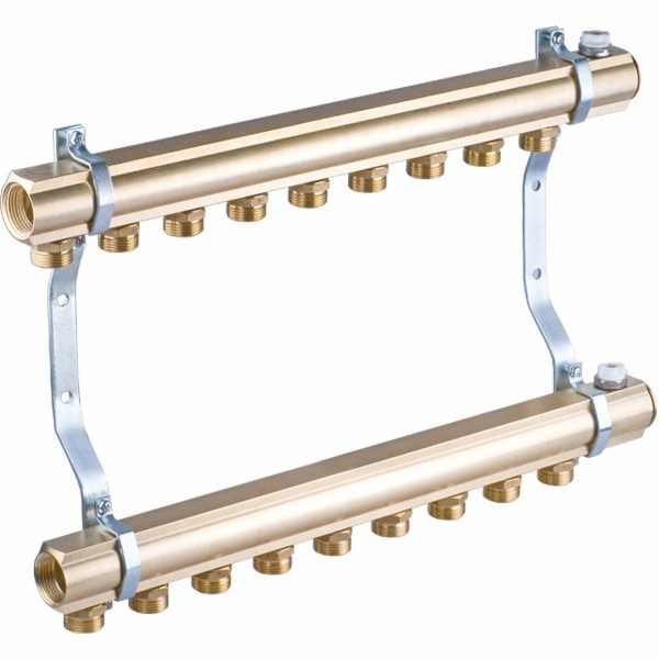 Perfexim Brass distributor 7 okruhů s vsuvkami (30-102-07...