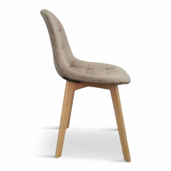 JÍDELNÍ ŽIDLE 85X47X54 ŠEDÝ VELVET