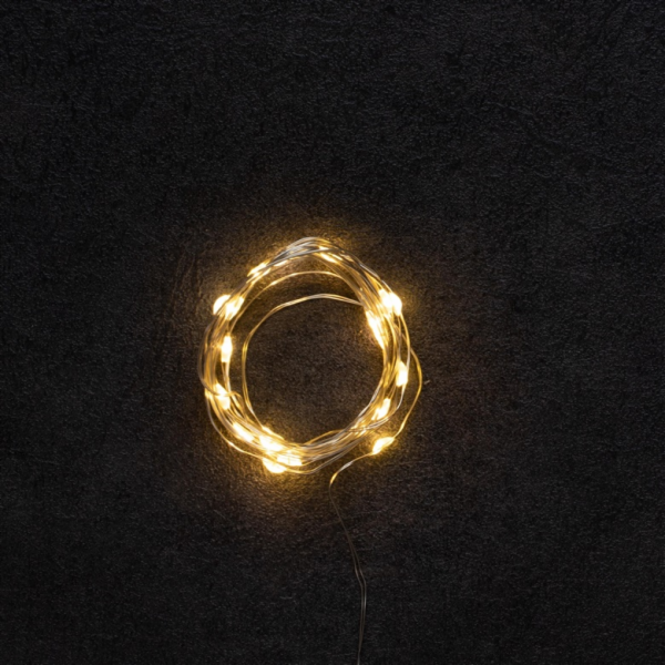 Garlianda Christmas Touch 20LED, 2,5m, 2 x AA, teplá bílá