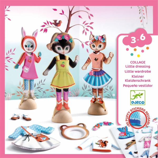 Kreativní set Djeco Little šatník DJ09859