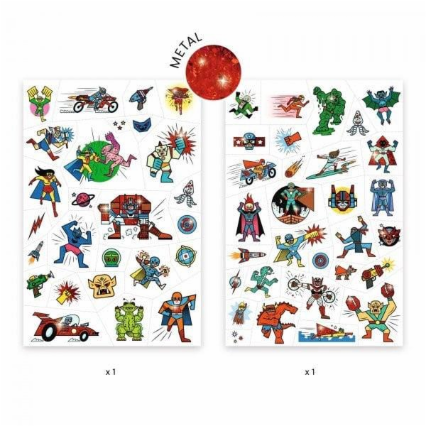 Sada na tetování Djeco Superheroes DJ09614