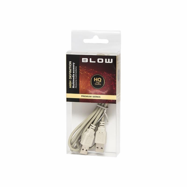 Kabel BLOW USB Typ AM, USB Typ AM, 1,5m, bílý 66-134