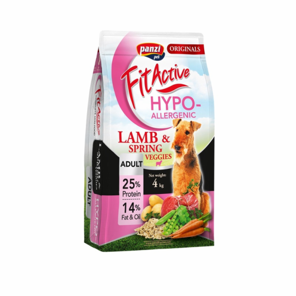 Suché krmivo pro psy Panzi, eriena/zelenina, 4 kg