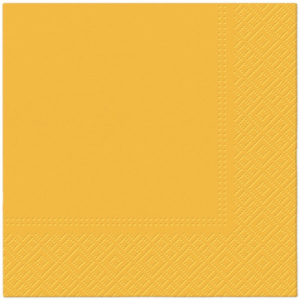 Ubrousek, 330 mm x 330 mm, žlutý, 20 ks.