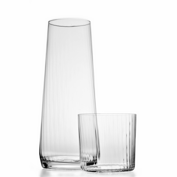 Džbán se skleničkami, Trouba, sklo, 1,2 l, 5 ks.