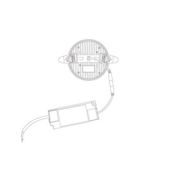 Vestavné svítidlo Domoletti FRAMELESS, 24W, 4000°K, LED