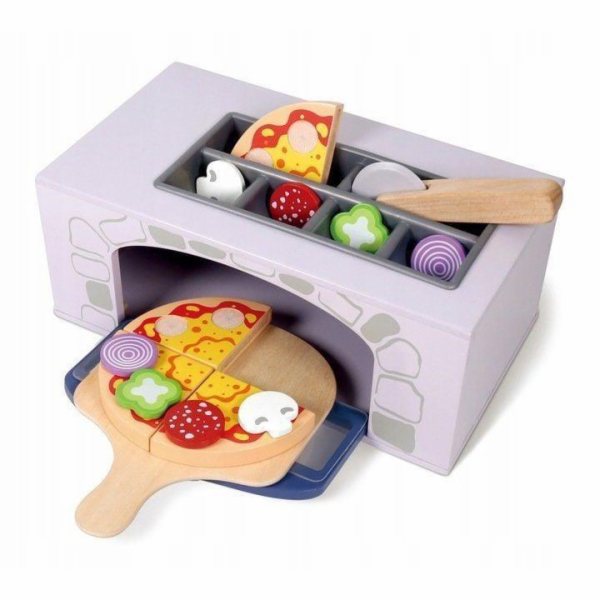 Hračka domácí spotřebiče, pizzerie EcoToys, bílá/šedá