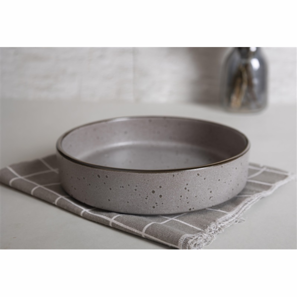 Mísa Domoletti Brown Dots, hnědá, 22,6 cm