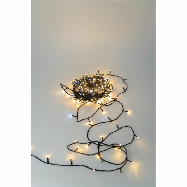 Garlianda 360 LED, studená/teplá. Bílá, 35 let, bez převodu.