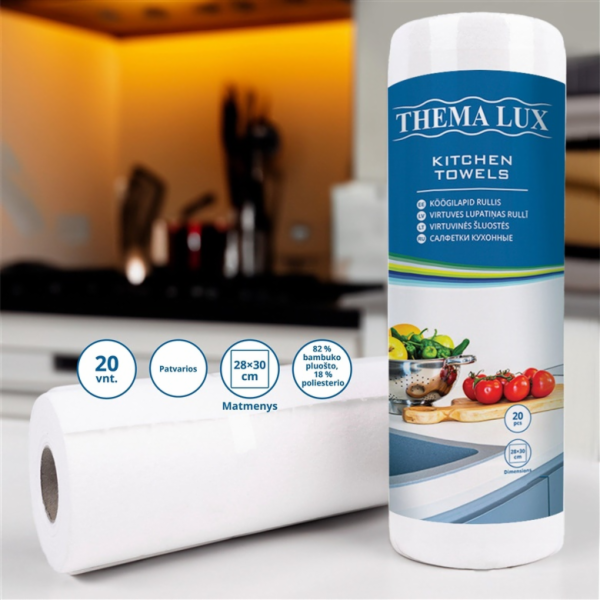 Utěrka, univerzální Thema Lux G130077, bílá