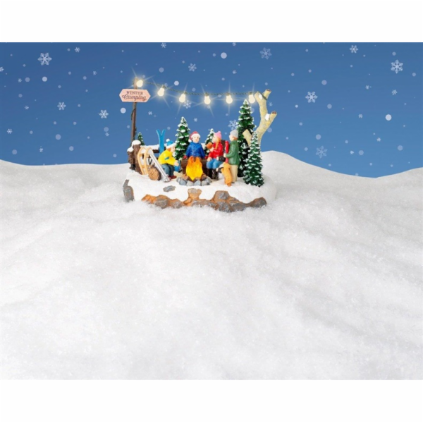 Vánoční dekorace "House" s LED osvětlením, 12 cm