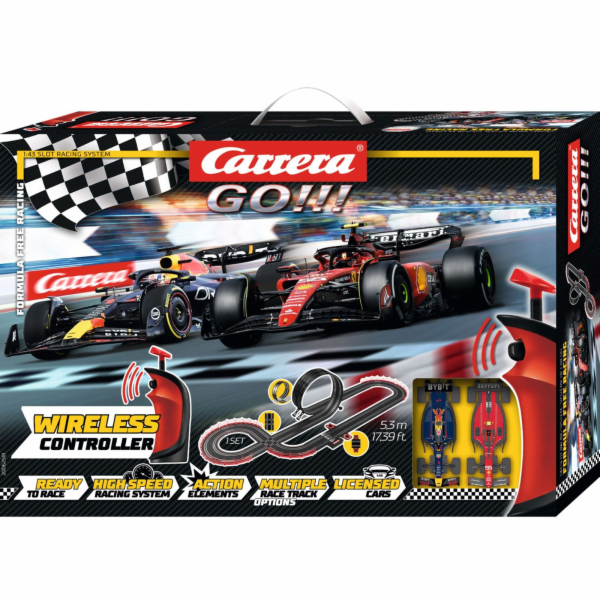 Carrera GO!!! Formule Free Racing [WIRELESS], závodní dráha