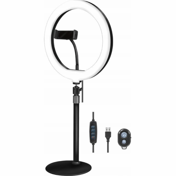 Prstencová lampa LogiLink  Smartphone-Ringlicht-Stativ m....