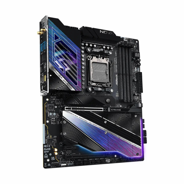 ASRock MB Sc AM5 X870E NOVA WIFI, AMD X870, 4xDDR5, 1xHDM...