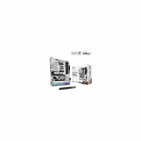 ASRock MB Sc AM5 X870 PRO RS WIFI, AMD X870, 4xDDR5, 1xHD...