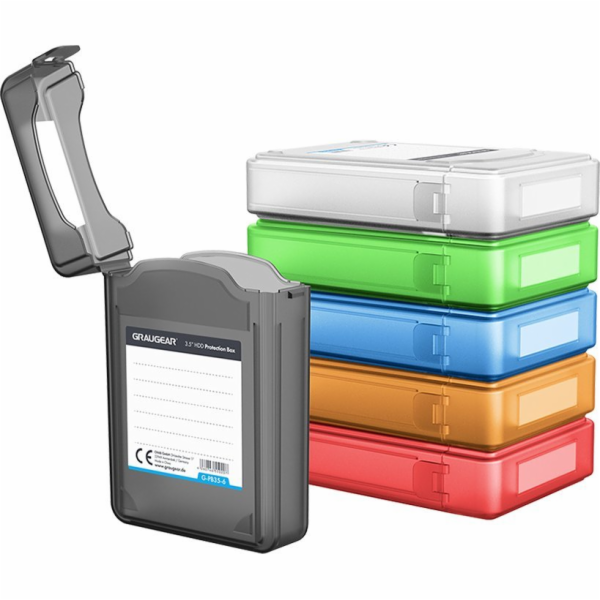Graugear GRAUGEAR G-PB35-6 Úložný box HDD Kryt obdélníkov...