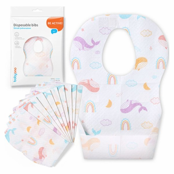 Jednorazové dětské bryndáčky BabyOno 10ks v balení