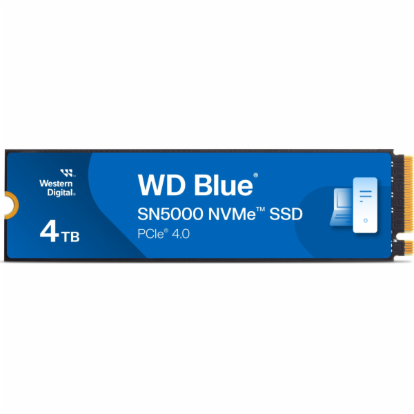 WD BLUE SSD NVMe 4TB PCIe SN5000, Gen4, (R:5500, W:5000MB/s)