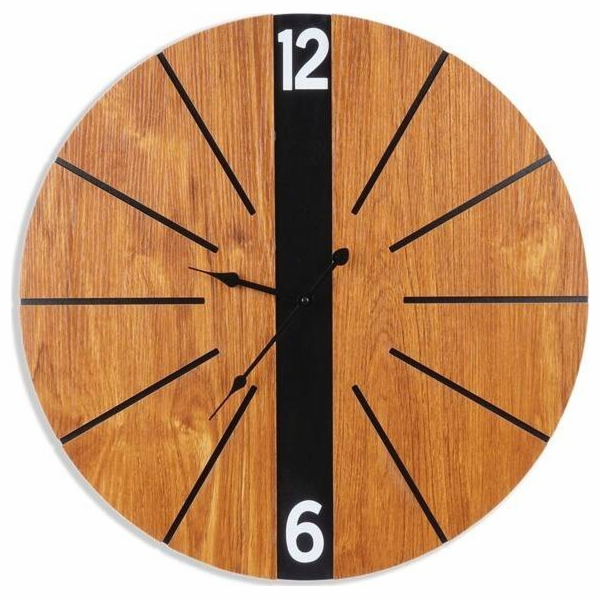 Nástěnné hodiny dřevěné 60 cm KO-Y36300190