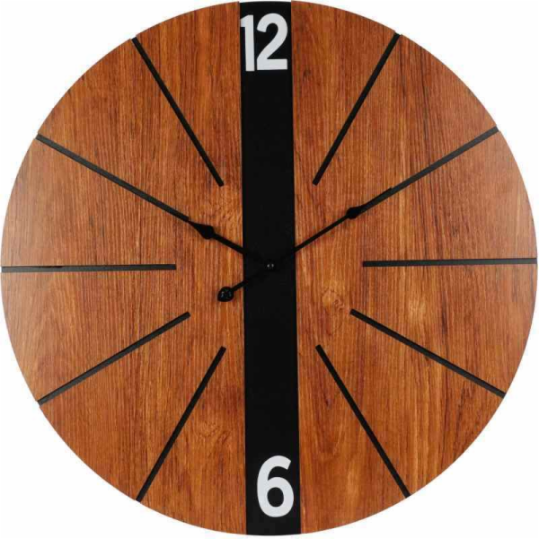 Nástěnné hodiny dřevěné 60 cm KO-Y36300190