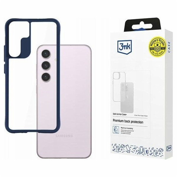 3mk Satin Armor Case+ Blue pro Samsung Galaxy S24