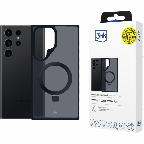 3mk Smoke Case Mag&Stand pro Samsung Galaxy S24 ultra